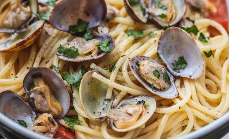 Spaghetti vongole trucco cannavacciuolo