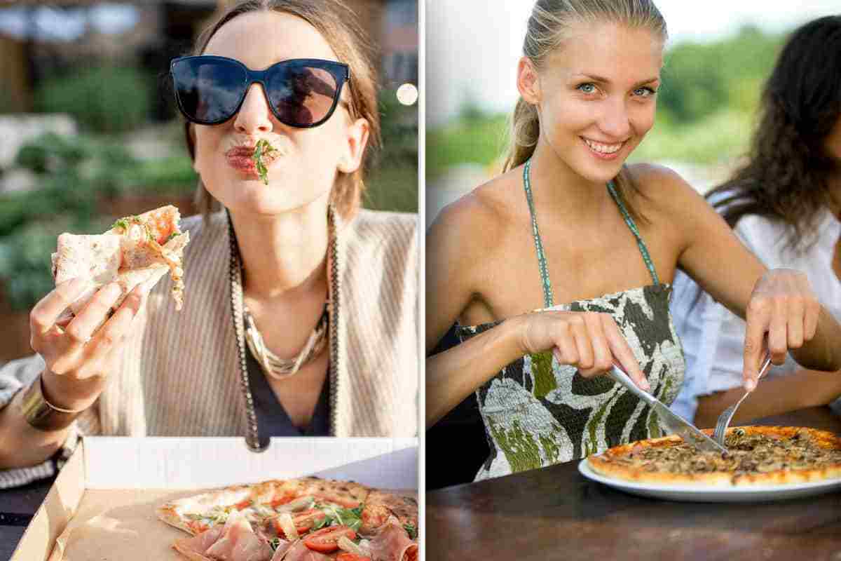 Come mangiare la pizza secondo il galateo