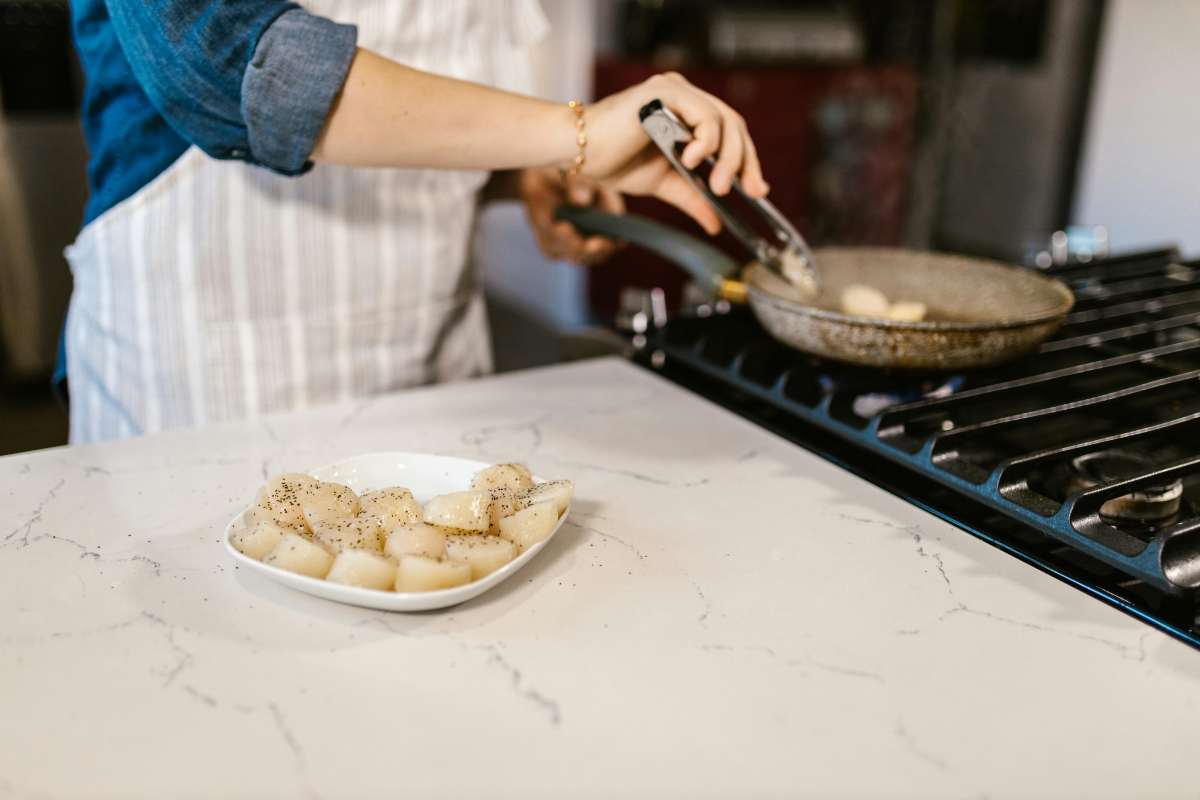 bombola del gas in cucina